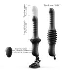 Пульсатор с вибрацией Dorcel Deep Orgasm, 2 независимых мотора, подогрев до 41 °C, пульт ДУ
