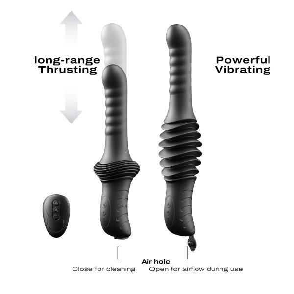 Пульсатор с вибрацией Dorcel Deep Orgasm, 2 независимых мотора, подогрев до 41 °C, пульт ДУ