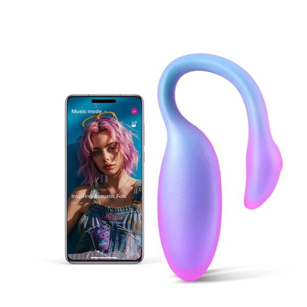 Смарт-виброяйцо Magic Motion Flamingo Max 2 в 1: виброяйцо и тренажер Кегеля, 10 режимов