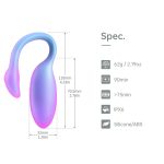 Смарт-віброяйце Magic Motion Flamingo Max 2 в 1: віброяйце та тренажер Кегеля, 10 режимів