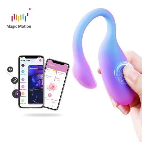 Смарт-віброяйце Magic Motion Flamingo Max 2 в 1: віброяйце та тренажер Кегеля, 10 режимів