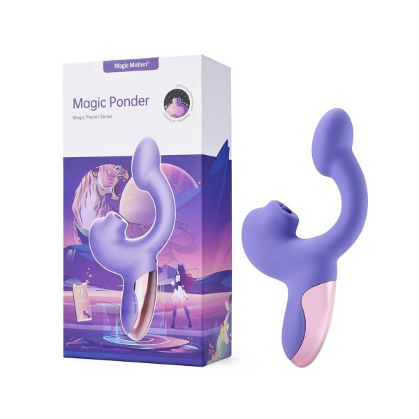 Смарт-вібратор Magic Motion Ponder подвійна стимуляція, віброяйце+язичок для клітора