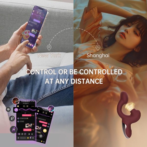 Смарт-вібратор Magic Motion Ponder подвійна стимуляція, віброяйце+язичок для клітора