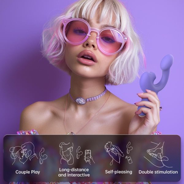 Смарт-вібратор Magic Motion Ponder подвійна стимуляція, віброяйце+язичок для клітора