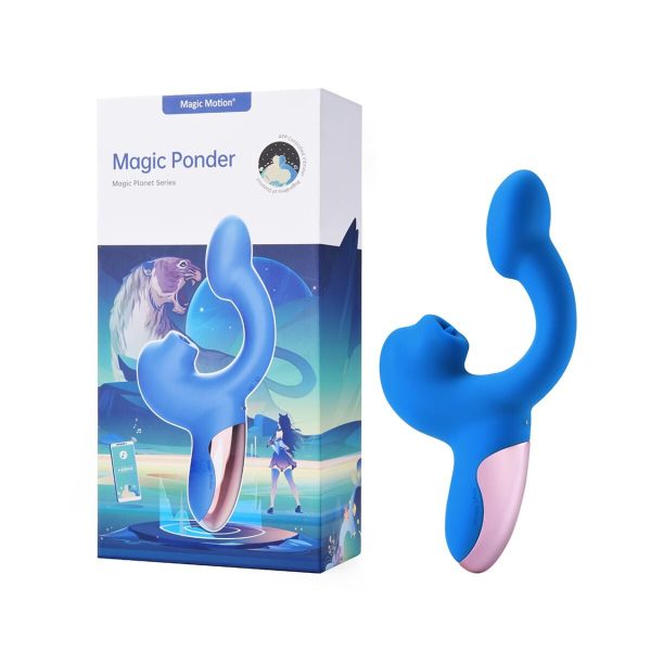 Смарт-вібратор Magic Motion Ponder подвійна стимуляція, віброяйце+язичок для клітора