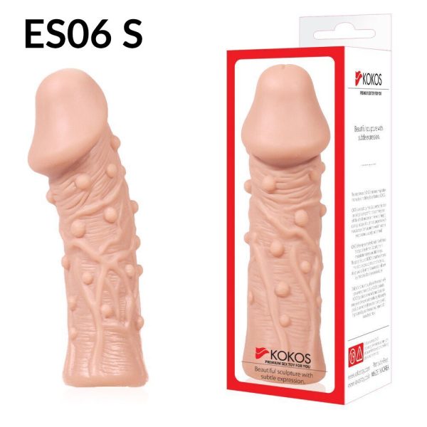 Насадка на член Kokos Extreme Sleeve ES.06 размер утолщающая, стимулирующий рельеф
