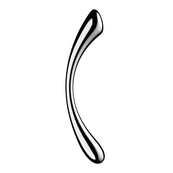Металлический дилдо Satisfyer Cosmic Crest 1, двусторонний, можно нагревать и охлаждать