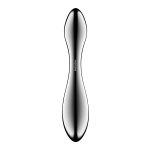 Металлический дилдо Satisfyer Pure Gravity 3, двусторонний, можно нагревать и охлаждать, очень тяжелый