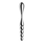 Металлический дилдо Satisfyer Star Force 1, двусторонний, можно нагревать и охлаждать