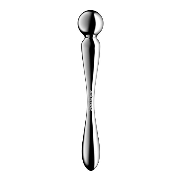 Металевий дилдо Satisfyer Star Force 2, двосторонній, можна нагрівати та охолоджувати