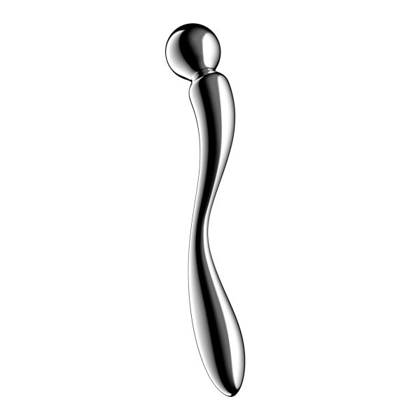 Металевий дилдо Satisfyer Star Force 2, двосторонній, можна нагрівати та охолоджувати