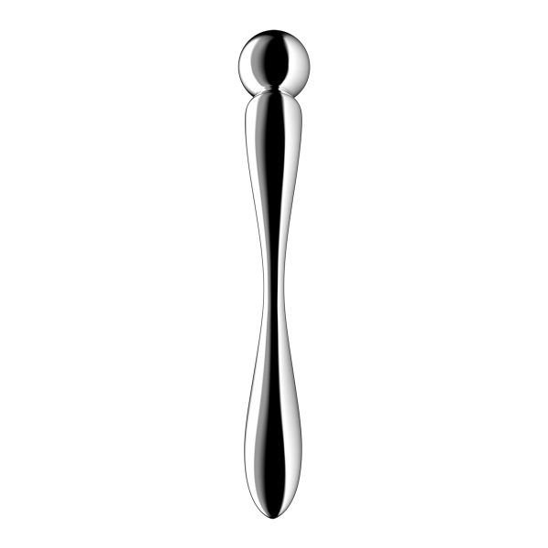 Металлический дилдо Satisfyer Star Force 2, двусторонний, можно нагревать и охлаждать