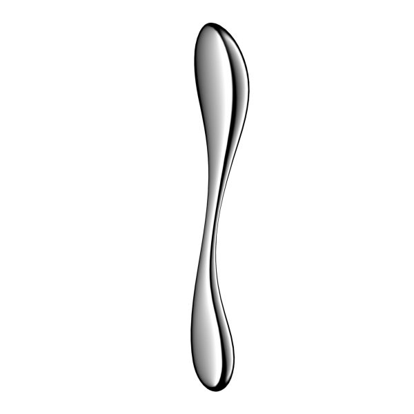 Металлический дилдо Satisfyer Star Force 3, двусторонний, можно нагревать и охлаждать, очень тяжелый