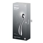 Металлический дилдо Satisfyer Star Force 4, двусторонний, можно нагревать и охлаждать, очень тяжелый