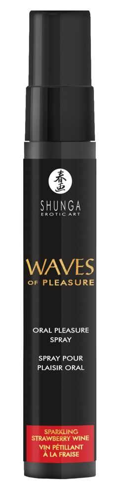 Спрей для посилення слиновиділення Shunga Waves of Pleasure Strawberry Sparkling Wine
