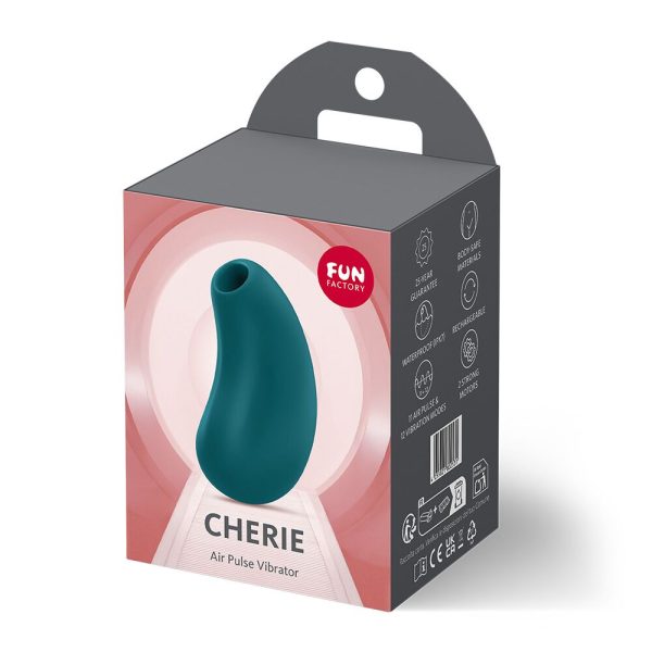 Вакуумный стимулятор с вибрацией Fun Factory Cherie Bottle 11 + 12 режимов работы, перезаряжаемый
