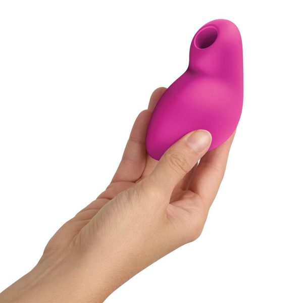 Вакуумный стимулятор с вибрацией Fun Factory Allure Magenta, 11 + 12 режимов работы, перезаряжаемый