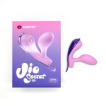 Смарт-віброяйце зі стимуляцією клітора KISSTOY Viosecret Pro, реагує на стискання, пояс для кріплення
