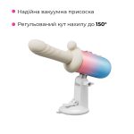 Смарт-мини секс-машина Lovense Spinel имитация фрикций, подогрев, 3 насадки, на присоске