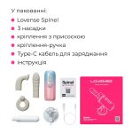 Смарт-мини секс-машина Lovense Spinel имитация фрикций, подогрев, 3 насадки, на присоске