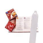 Презервативы Recare Cola Dotted&Ribbed Condoms 3 шт, с пупырышками и ребрами, аромат: Кола