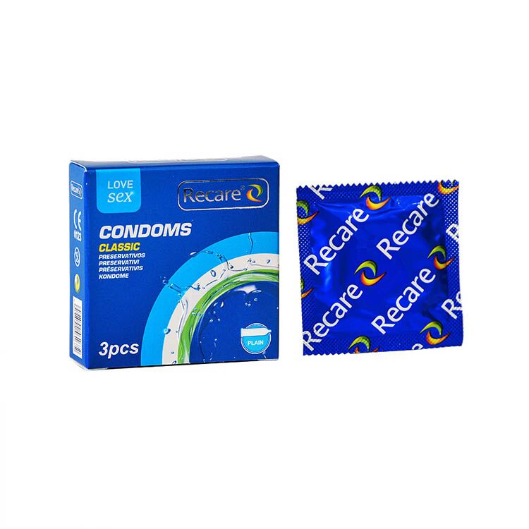 Презервативы Recare Classic Condoms 3 шт, классические