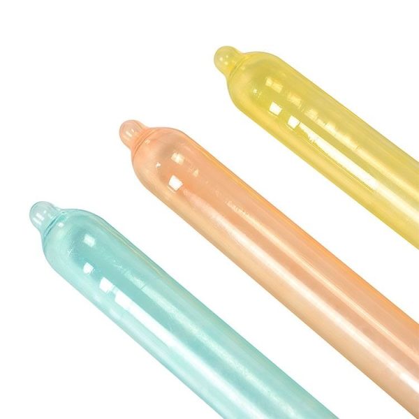 Презервативы Recare Color Fruit Flavour Condoms 12 шт, ароматы: мята, банан, клубника