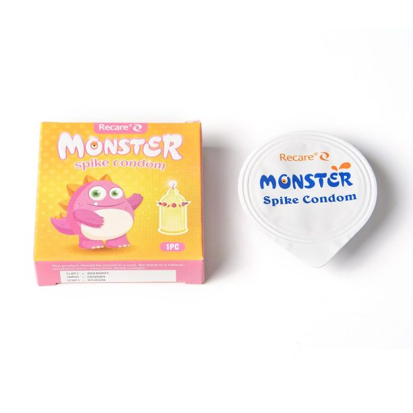 Насадка на член Recare Monster Spike Condom (презерватив с шариками и усиками)