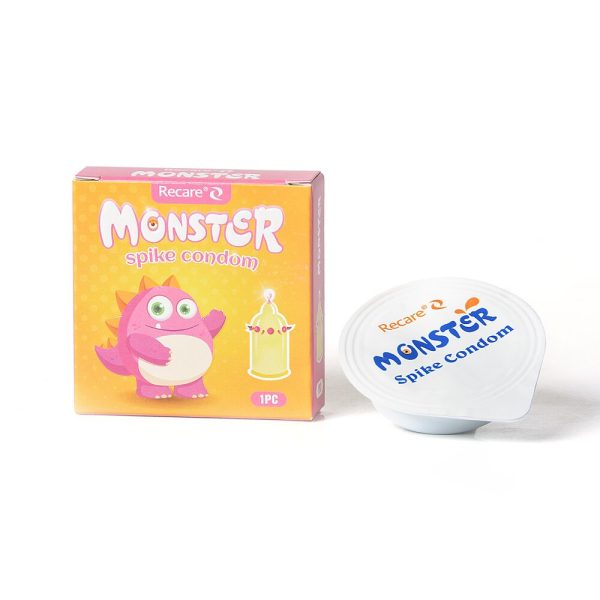 Насадка на член Recare Monster Spike Condom (презерватив с шариками и усиками)