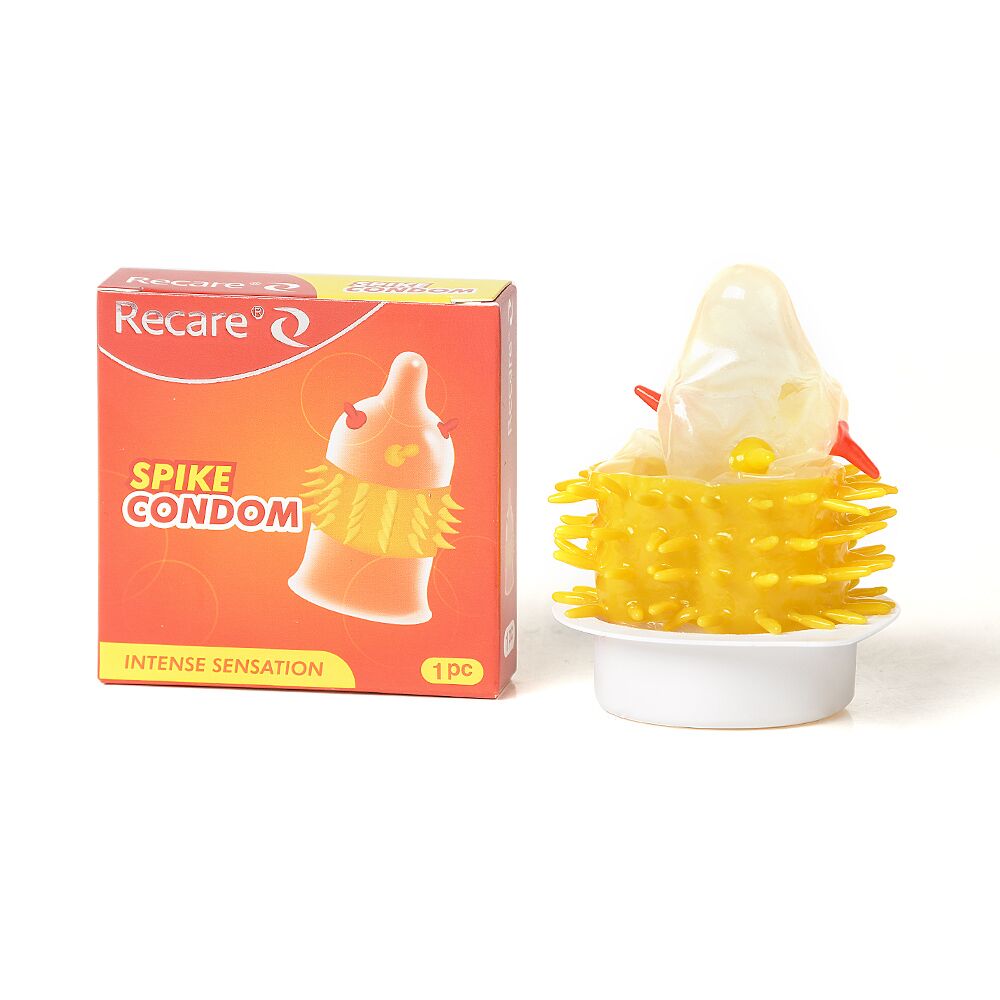 Насадка на член Recare Spike Condom (презерватив з вусиками та шипами)