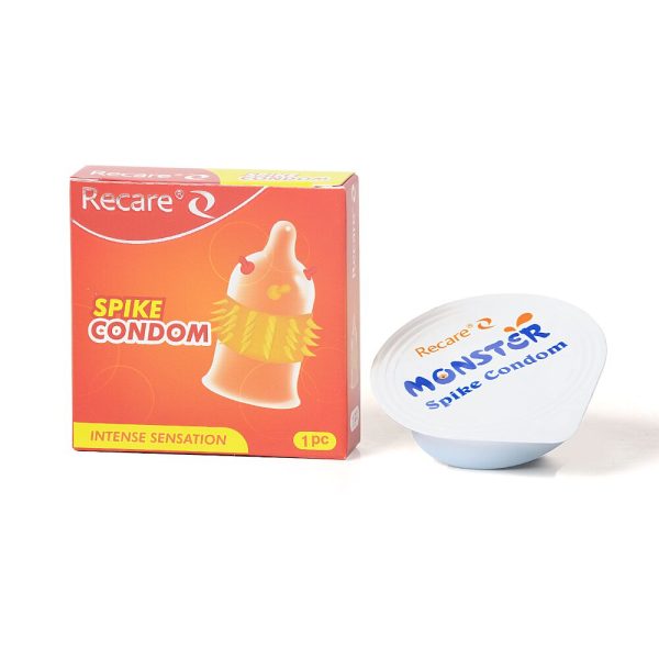 Насадка на член Recare Spike Condom (презерватив з вусиками та шипами)