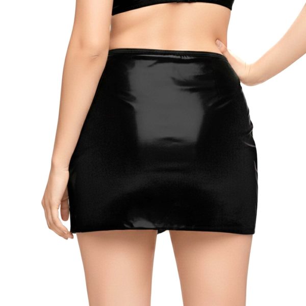Сексуальна спідниця Art of Sex - Malibu, колір з ефектом мокрого оксамиту, L-2XL