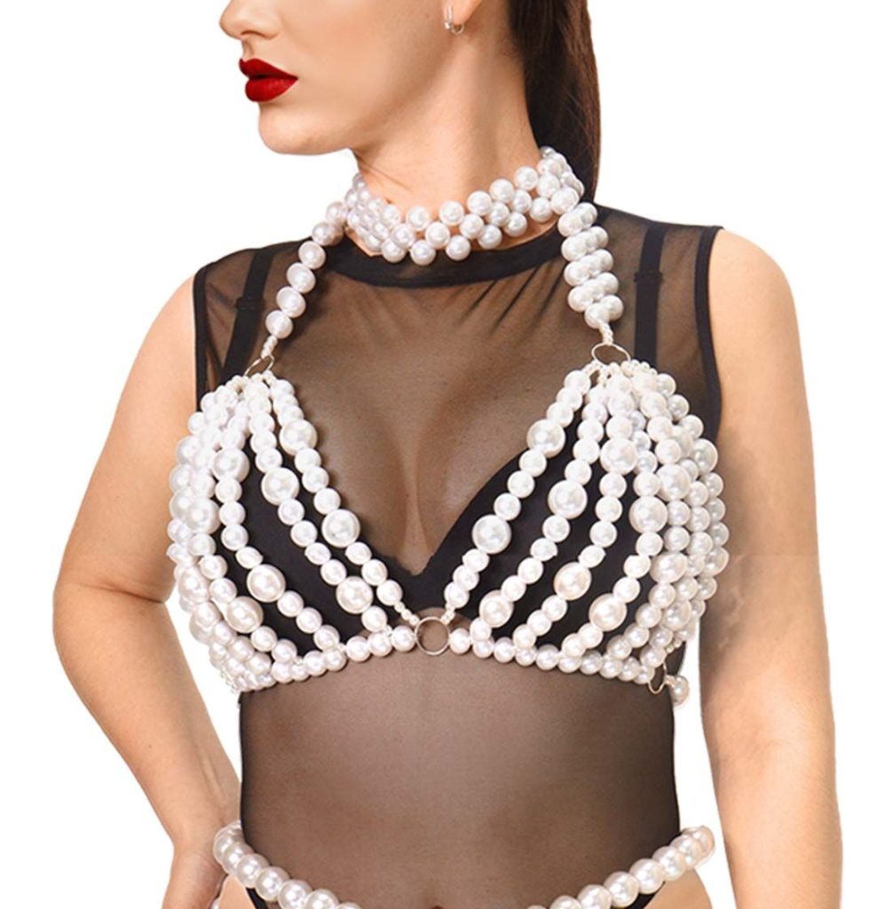 Ліф з перлин Art of Sex - Jasmine, колір розмір XS-2XL