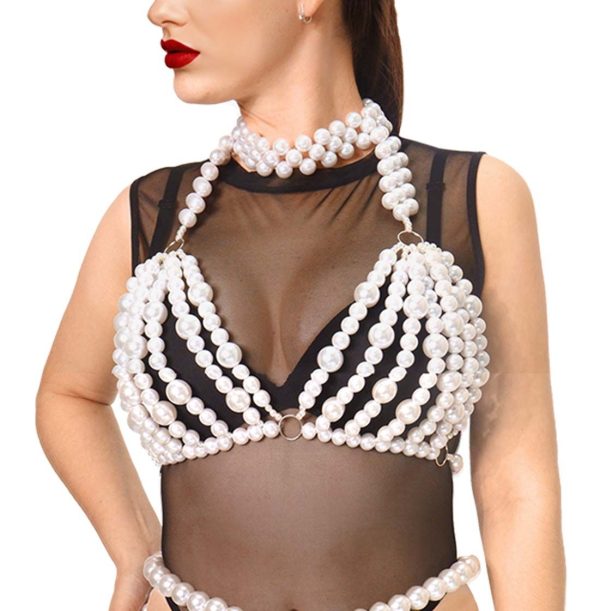 Ліф з перлин Art of Sex - Jasmine, колір розмір XS-2XL