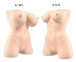 Мастурбатор-торс Naked Factory JESSICA A TYPE, большая грудь, очень реалистичный, сквозной