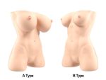 Мастурбатор-торс Naked Factory JESSICA B TYPE, естественная грудь, очень реалистичный, сквозной