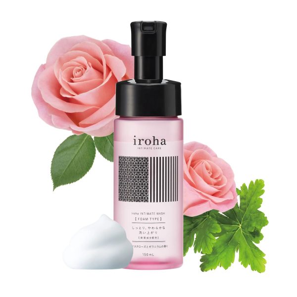 Пена для интимного ухода Iroha Intimate Wash Foam Type Damask Rose and Geranium 150 мл