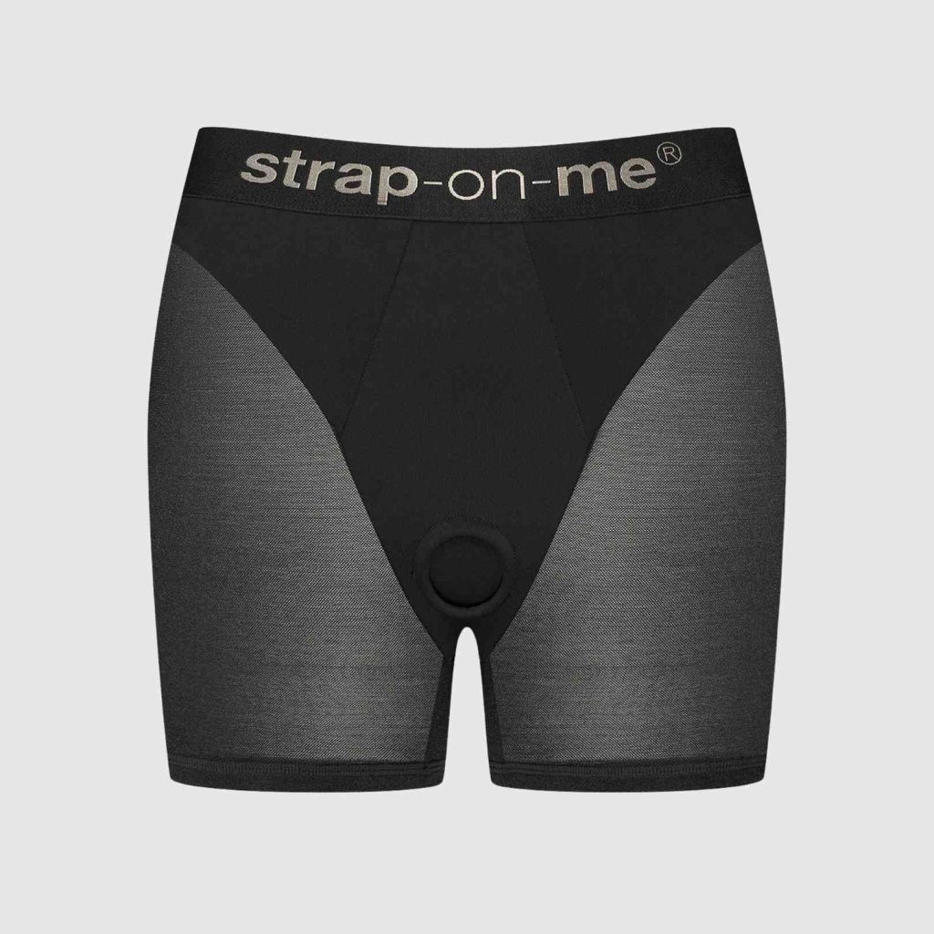 Шорты с фиксацией дилдо Strap-On-Me Harness Lingerie Halo