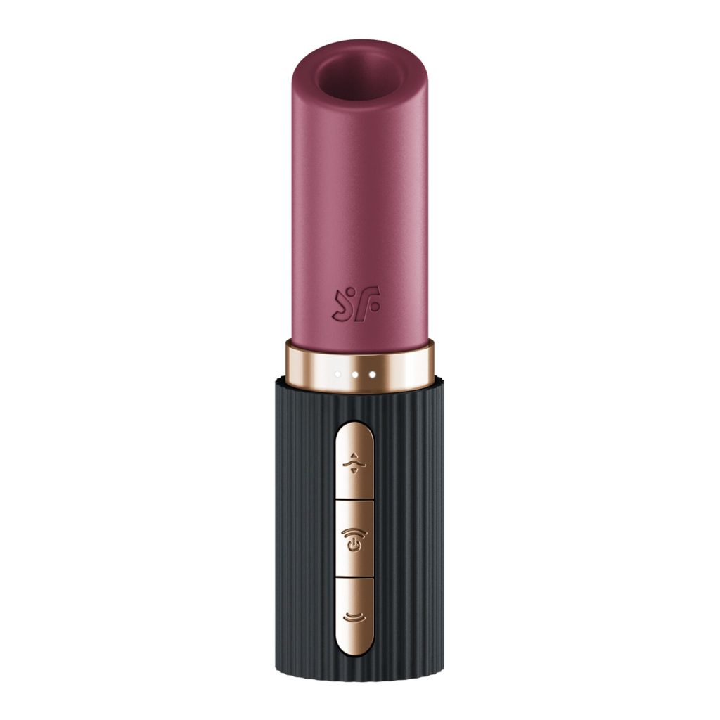 Вакуумний стимулятор Satisfyer Deep Kiss, магнітна технологія 3D Air Pulse, 30 режимів, кришечка
