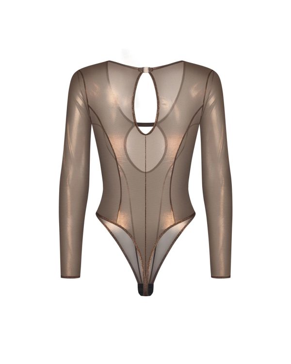 Боді Obsessive Soranna long-sleeved teddy