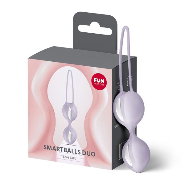 Вагинальные шарики Fun Factory SMARTBALLS DUO 2 шт, диаметр 3,2 и 3,6 см