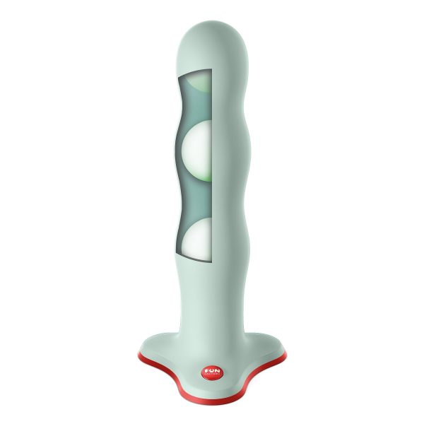 Фаллоимитатор Fun Factory BOUNCER Light шарики внутри, эффект вибрации, диаметр 3,9 см