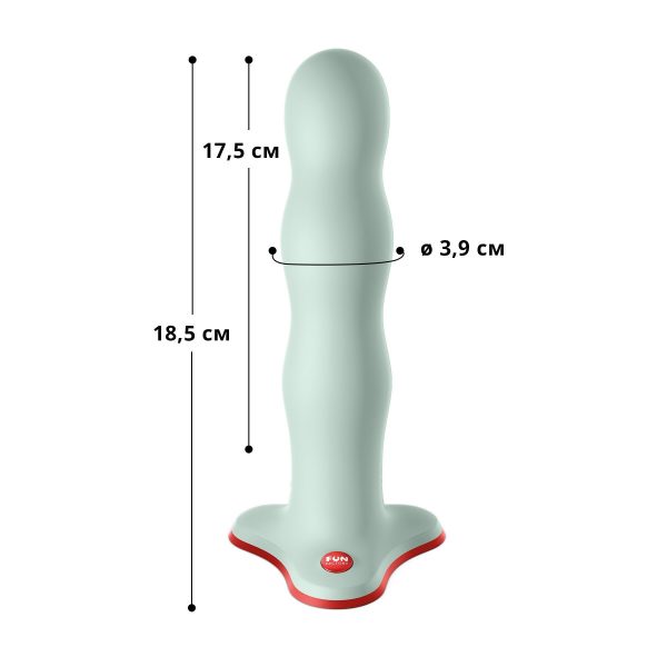 Фаллоимитатор Fun Factory BOUNCER Light шарики внутри, эффект вибрации, диаметр 3,9 см