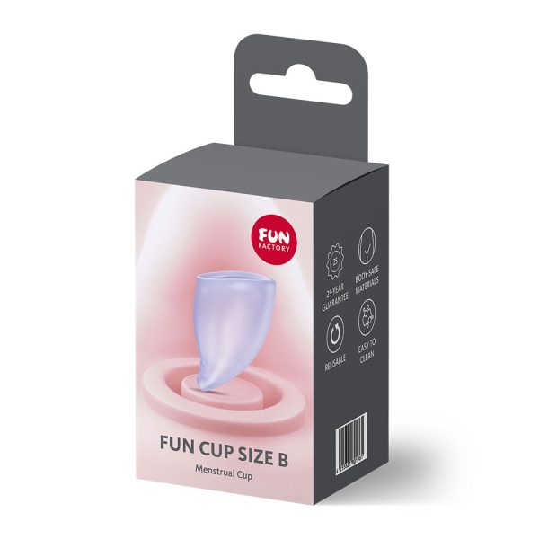 Менструальная чаша Fun Factory FUN CUP SIZE B многоразовая, диаметр 4,3 см, объем 30 мл