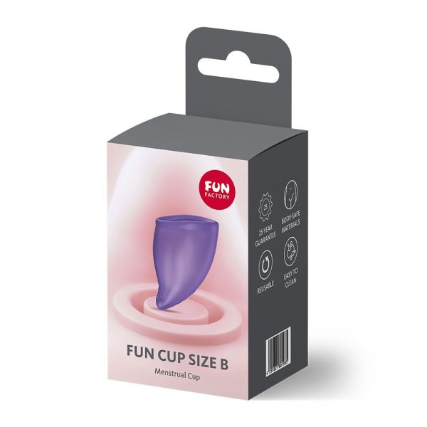 Менструальная чаша Fun Factory FUN CUP SIZE B Currant, многоразовая, диаметр 4,3 см, объем 30 мл