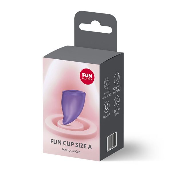 Менструальна чаша Fun Factory FUN CUP SIZE A Currant, багаторазова, діаметр 4 см, об’єм 20 мл