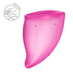 Менструальная чаша Fun Factory FUN CUP SIZE B Magenta, многоразовая, диаметр 4,3 см, объем 30 мл