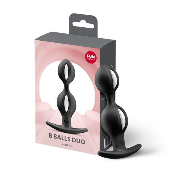Анальні кульки Fun Factory B BALLS DUO ефект вібрації, діаметр 3,2 та 3,6 см