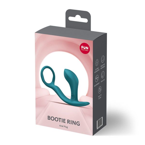 Анальная пробка с эрекционным кольцом Fun Factory Bootie Ring Bottle