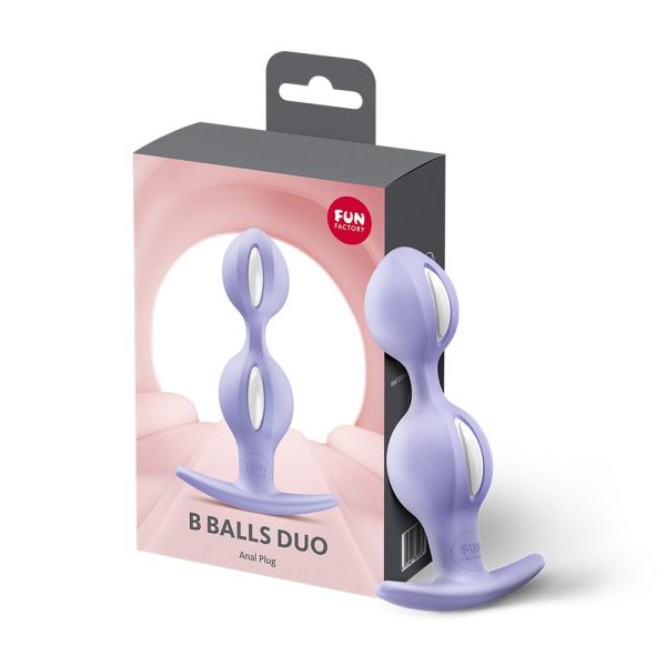 Анальні кульки Fun Factory B BALLS DUO ефект вібрації, діаметр 3,2 та 3,6 см